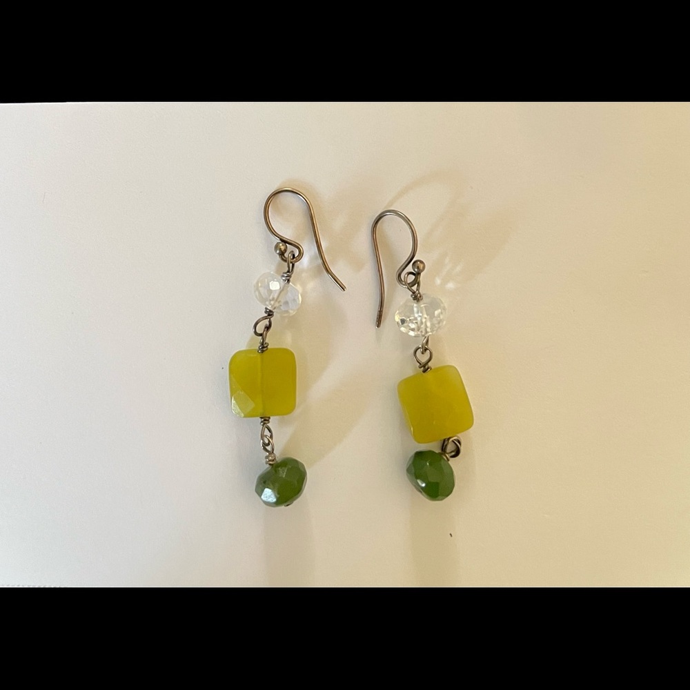Silpada Jade Earrings W1240 Retired